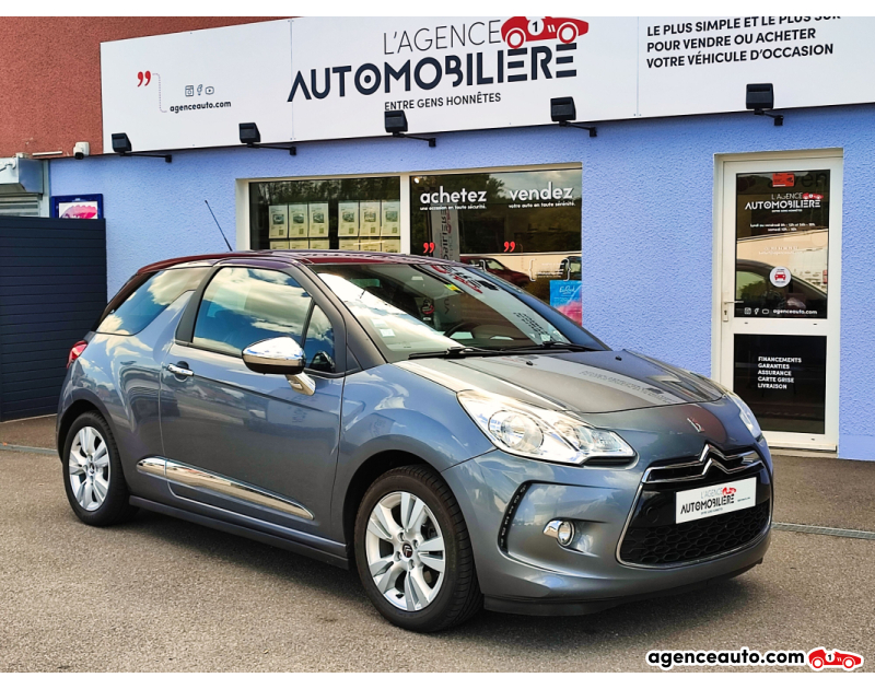 Achat voiture occasion, Auto occasion pas cher | Agence Auto Citroen DS3 1.6 VTI 120 So Chic Gris Année 2011 Manuelle Essence
